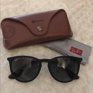 Ray-Ban Erika @Collection Black & Gold Sunglasses